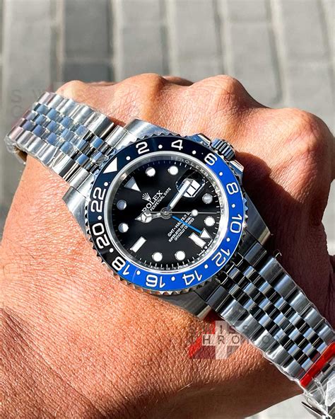 rolex gmt master 2 batman jubilee lieferzeit|rolex batman bruiser.